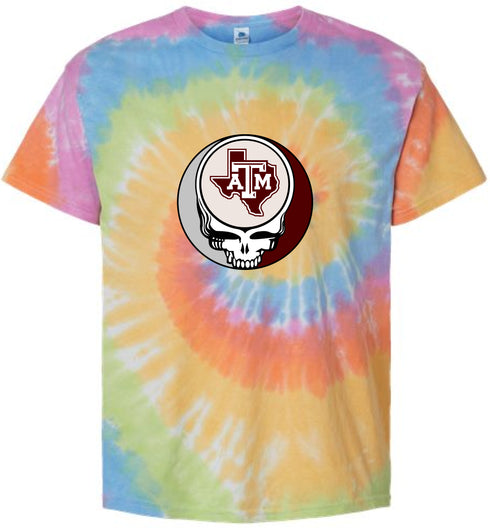 Texas A&M University Stealie Tie-Dye T-Shirt