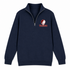 Texas A&M Stealie Premium Unisex Quarter-Zip — Design: Texas A&M University — Navy