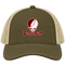 Texas A&M Stealie Premium Unisex Trucker Cap — Design: Texas A&M University — Moss/Khaki