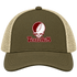 Texas A&M Stealie Premium Unisex Trucker Cap — Design: Texas A&M University — Moss/Khaki