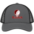 Texas A&M Stealie Premium Unisex Trucker Cap — Design: Texas A&M University — Charcoal/Black