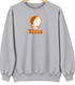 Texas Stealie Premium Unisex Crewneck — Design: Texas at Austin The University of — Sport Grey
