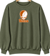 Texas Stealie Premium Unisex Crewneck — Design: Texas at Austin The University of — Military Green