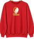 Texas Stealie Premium Unisex Crewneck — Design: Texas at Austin The University of — Red