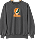 Dallas Stealie Premium Unisex Crewneck — Design: Texas at Dallas The University of — Dark Heather