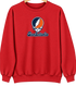 San Antonio Stealie Premium Unisex Crewneck — Design: Texas at San Antonio The University of — Red