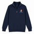 San Antonio Stealie Premium Unisex Quarter-Zip — Design: Texas at San Antonio The University of — Navy