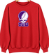 Texas Christian Stealie Premium Unisex Crewneck — Design: Texas Christian University — Red