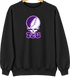 Texas Christian Stealie Premium Unisex Crewneck — Design: Texas Christian University — Black