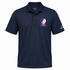 Texas Christian Stealie Premium Unisex Polo — Design: Texas Christian University — Navy