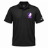 Texas Christian Stealie Premium Unisex Polo — Design: Texas Christian University — Black