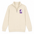 Texas Christian Stealie Premium Unisex Quarter-Zip — Design: Texas Christian University — Sand