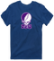 Texas Christian Stealie Premium Unisex T-Shirt — Design: Texas Christian University — Navy