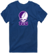 Texas Christian Stealie Premium Unisex T-Shirt — Design: Texas Christian University — Navy