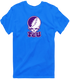 Texas Christian Stealie Premium Unisex T-Shirt — Design: Texas Christian University — Royal
