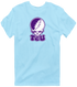 Texas Christian Stealie Premium Unisex T-Shirt — Design: Texas Christian University — Light Blue