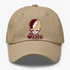 Texas Stealie Premium Unisex Dad Hat — Design: Texas State University — Khaki