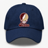 Texas Stealie Premium Unisex Dad Hat — Design: Texas State University — Navy