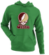 Texas Stealie Premium Unisex Hoodie — Design: Texas State University — Irish Green