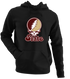 Texas Stealie Premium Unisex Hoodie — Design: Texas State University — Black