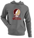 Texas Stealie Premium Unisex Hoodie — Design: Texas State University — Charcoal