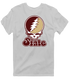 Texas Stealie Premium Unisex T-Shirt — Design: Texas State University — Sport Grey