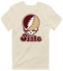 Texas Stealie Premium Unisex T-Shirt — Design: Texas State University — Sand
