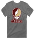 Texas Stealie Premium Unisex T-Shirt — Design: Texas State University — Charcoal