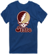 Texas Stealie Premium Unisex T-Shirt — Design: Texas State University — Navy