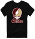 Texas Stealie Premium Unisex T-Shirt — Design: Texas State University — Black