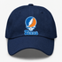 Texas Stealie Premium Unisex Dad Hat — Design: Texas University of — Navy