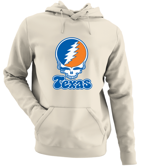 Texas Stealie Premium Unisex Hoodie — Design: Texas University of — Sand