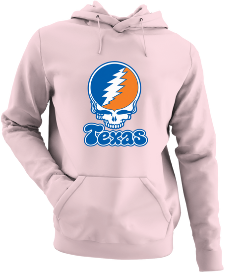 Texas Stealie Premium Unisex Hoodie — Design: Texas University of — Light Pink