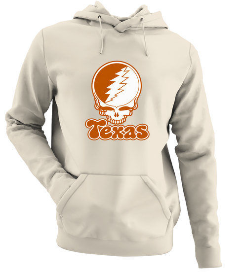 Texas Stealie Premium Unisex Hoodie — Design: Texas University of — Sand