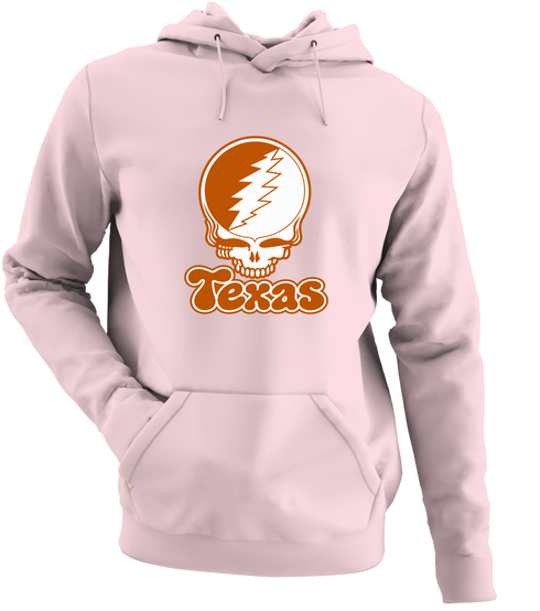 Texas Stealie Premium Unisex Hoodie — Design: Texas University of — Light Pink
