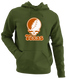 Texas Stealie Premium Unisex Hoodie — Design: Texas University of — Military Green