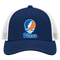 Texas Stealie Premium Unisex Trucker Cap — Design: Texas University of — Navy/White