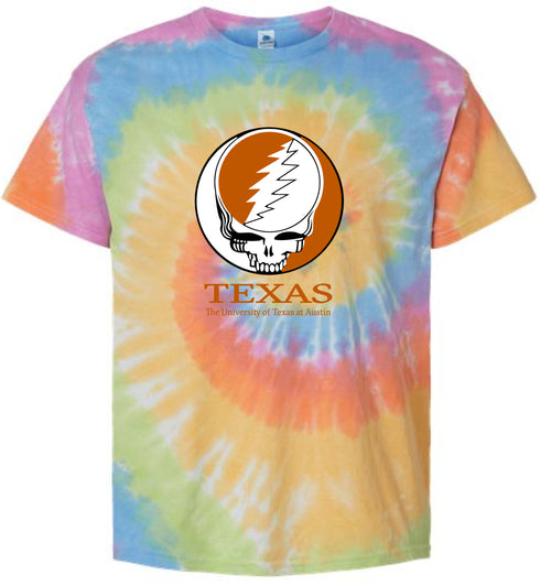 University of Texas Stealie Tie-Dye T-Shirt