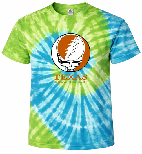 University of Texas Stealie Tie-Dye T-Shirt