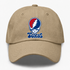 Texas Baseball Stealie Grateful Dead Dad Hat — Texas Rangers — Khaki