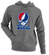 Texas Baseball Stealie Grateful Dead Hoodie — Texas Rangers — Charcoal