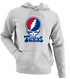 Texas Baseball Stealie Grateful Dead Hoodie — Texas Rangers — Sport Grey