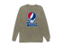 Texas Baseball Stealie Grateful Dead Long-Sleeve — Texas Rangers — Sandstone