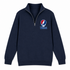 Texas Baseball Stealie Grateful Dead Quarter-Zip — Texas Rangers — Navy
