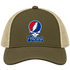 Texas Baseball Stealie Grateful Dead Trucker Cap — Texas Rangers — Moss/Khaki