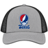 Texas Baseball Stealie Grateful Dead Trucker Cap — Texas Rangers — Heather Grey/Black
