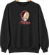 Texas Stealie Premium Unisex Crewneck — Design: Texas State University — Black