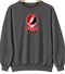 Texas Tech Stealie Premium Unisex Crewneck — Design: Texas Tech — Dark Heather