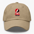 Texas Tech Stealie Premium Unisex Dad Hat — Design: Texas Tech — Khaki