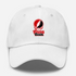 Texas Tech Stealie Premium Unisex Dad Hat — Design: Texas Tech — White
